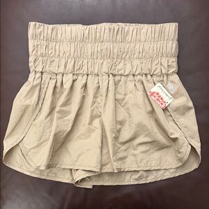 NWT Free People Movement Tan Shorts - Size M